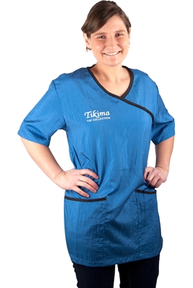 Picture of Tikima Fiori Shirt Cobalt Blue
